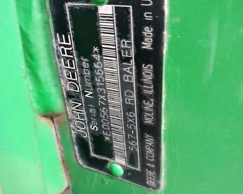 Enrolladora John Deere 567