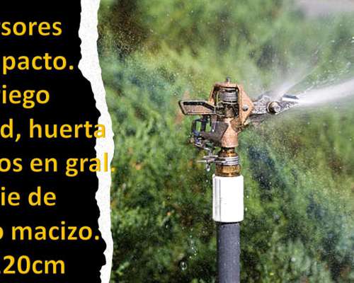 Aspersores, PIE para Aspersor y Conexiones