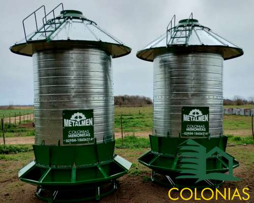 Silos Comedero Reforzados - Colonias Menonitas- Metalmen