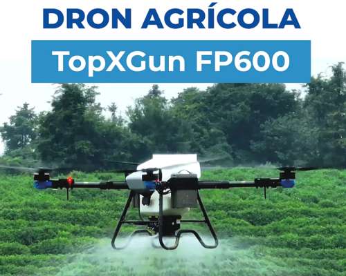 Drone Agrícola Topxgun FP600 50l Pulverizador Dispersor PRO