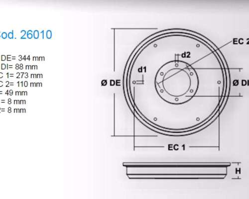 Media Llanta Rueda Niveladora Agrometal