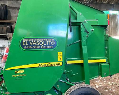 Rotoenfardadora John Deere 569 año 2017.