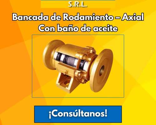 Bancada de Rodamiento – Axial con Baño de Aceite