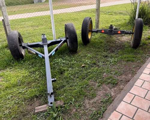 Eje para Transporte de Maquinarias con Camioneta.