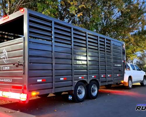 Semirremolque Homologado para Caballos Formato Americano