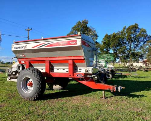 Fertilizadora Fertec Acero Inoxidable con Balanza