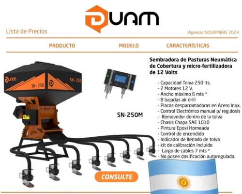 Cajon Sembrador Duam 250