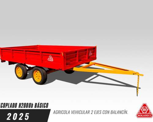Acoplado Rolandh RH2000 Balancín 2 Ejes