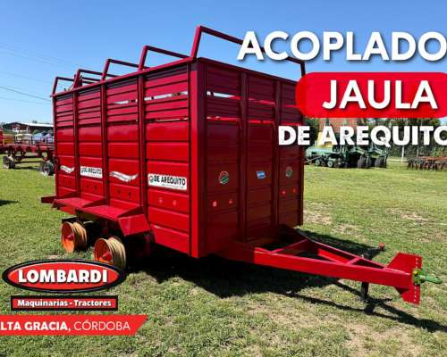 Acoplado Jaula para Hacienda de Arequito 4tn