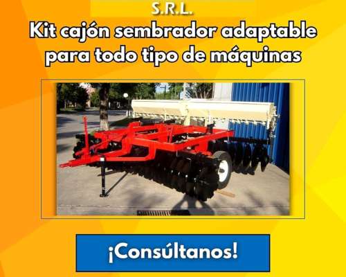 Kit Cajón Sembrador Adaptable Todas las Maquinas