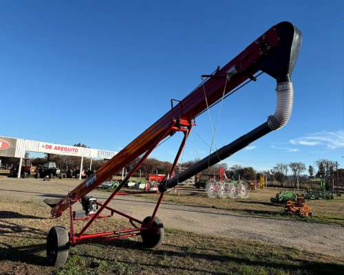 Noria Cargadora de Semilla y Fertilizante de 9mts con Motor