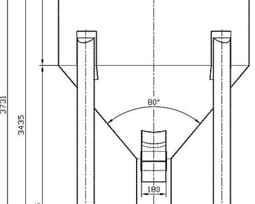 Mezclador Vertical. Solo Planos para Manufactura.