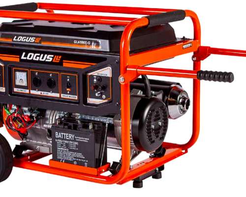 Generador Logus Gl6500e-g a Gas/nafta 6500w Monofásico