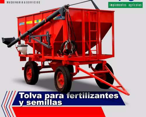 Acoplado Tolva Impagro para Fetilizantes y Semillas