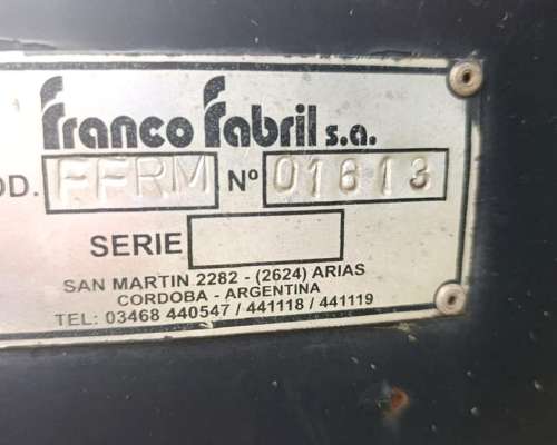 Cabezal Maicero Franco Fabril Ffrm