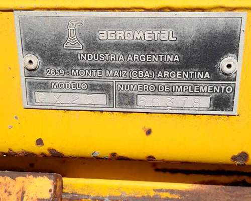 Sembradora Agrometal GX de 21 Líneas a 21