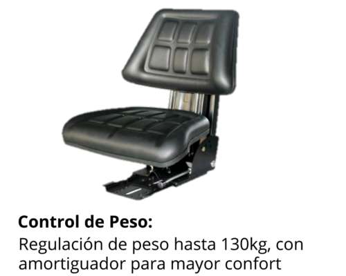 Butaca Asiento para Agro Universal sin Riñonera