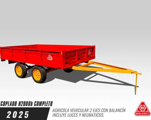 Acoplado Rolandh RH2000 Balancín 2 Ejes