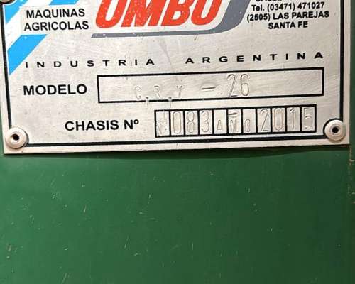 Tolva Ombu CRV - 26 TN - año 2015