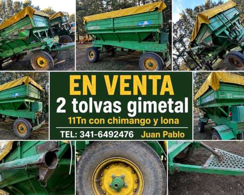 2 Tolvas Gimetal en Buen Estado