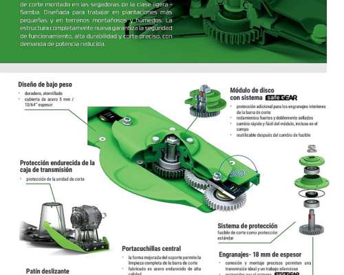 Segadora de Discos 3 Puntos 2/2.40/2.80/3.20mt Samba Samasz