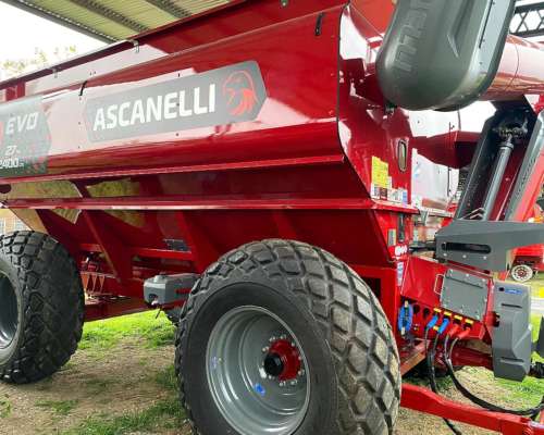 Tolva Autodescargable Ascanelli 27 TN C/ Balanza y Cubiertas