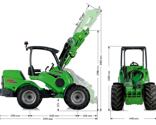 Minicargadora Telescópica Avant 850