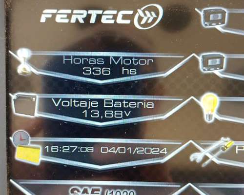 Fertilizadora Fertec F 824 Serie 6, año 2022, 400 Hs Motor,