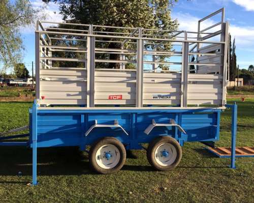 Acoplado Jaula para Hacienda Multipropósito / Nuevo Completo