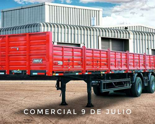 Semirremolque Camión Barandas Volcables 1+1+1 Pbtc 55.5t