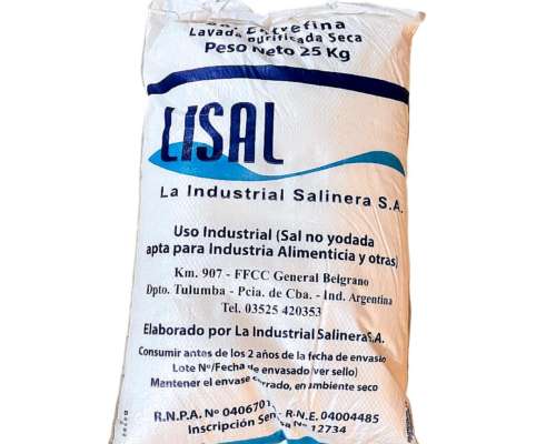 Sal Entrefina Lavada y Centrifugada