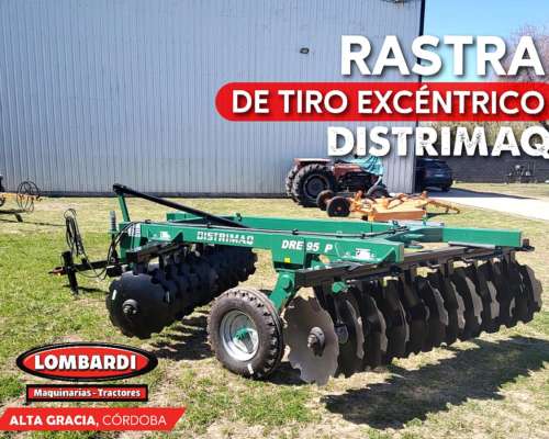 Rastra de Tiro Excéntrico DRE-95 Lista para Trabajar