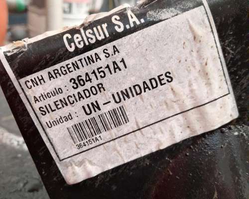 Silenciador Escape para Cosechadora