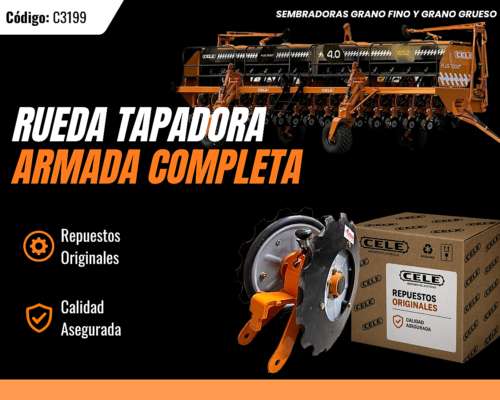 Rueda Tapadora Armada Completa