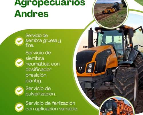 Servicios de Siembra , Pulverizacion y Movimiento de Suelo
