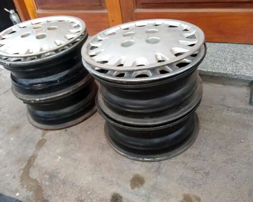 Vendo 4 Llantas Originales de Fiat Duna Rodado 13