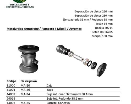 Caja de Rastra Papero Liviana