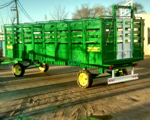 Acoplado Jaula para Cerdos 6.00 Mts- Lecar