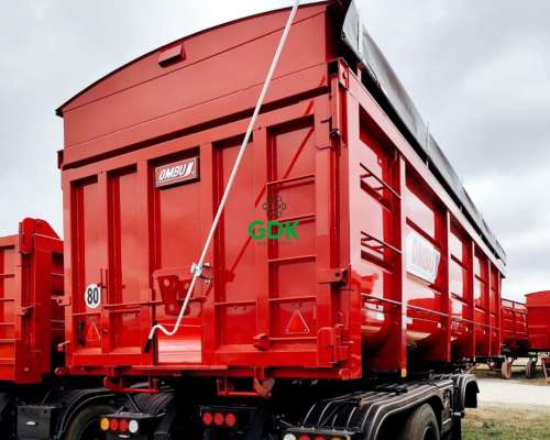 Batea Vuelco Trasero 3 Ejes 46 M3. - Ombu