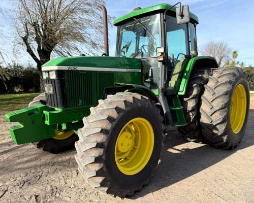 Tractor John Deere 7505, año 2005 con Piloto Plantium.