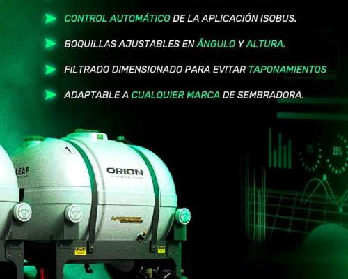 Aplicaciones en Surco Orion Leaf