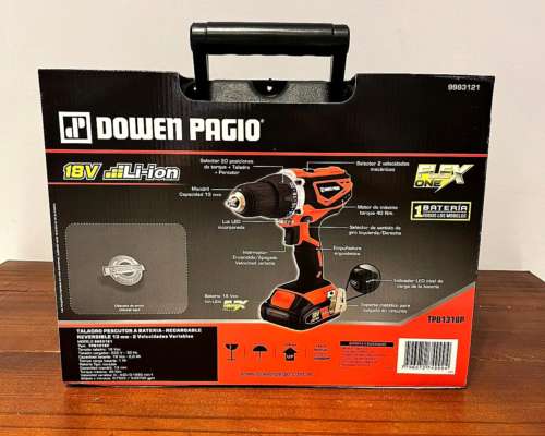 Taladro Percutor 18 V Diseño Pagio