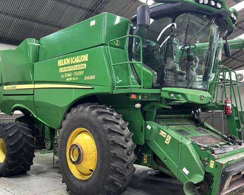 Cosechadora John Deere S680 2015 Doble Dual Drap. 40