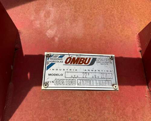 Tolva Autodescargable Ombu 22tn con Balanza Hook
