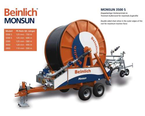 Equipos de Riego Enrrollador Beinlich Monsun