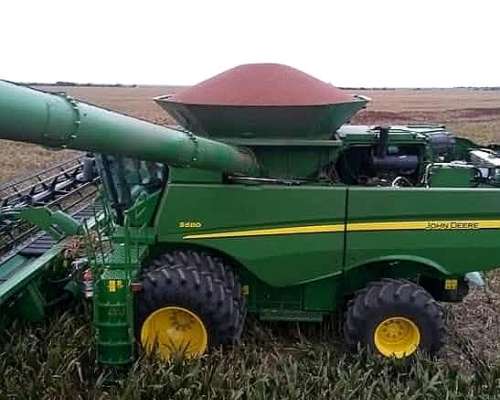 Cosechadora John Deere S680 2016 -draper 45 - Solo 780 Hs