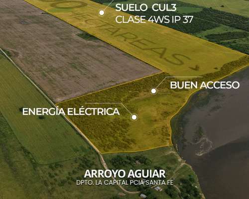 Arroyo Aguiar 100 Has Agrícolas/ Turismo. Campo en Venta