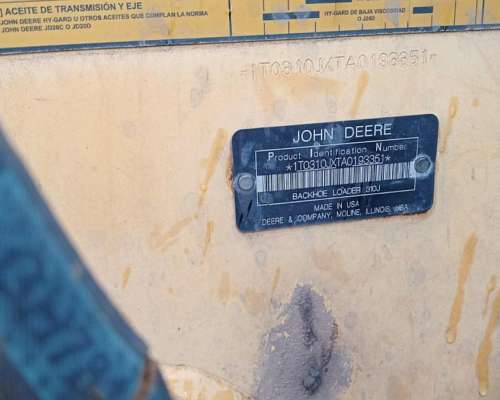 Retroexcavadora John Deere 310j - 2010