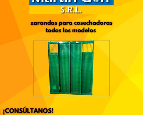 Zarandas para Cosechadoras Todos los Modelos