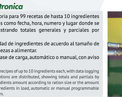 Mini Moledora y Mezcladora de Alimento 100kg Bernardin